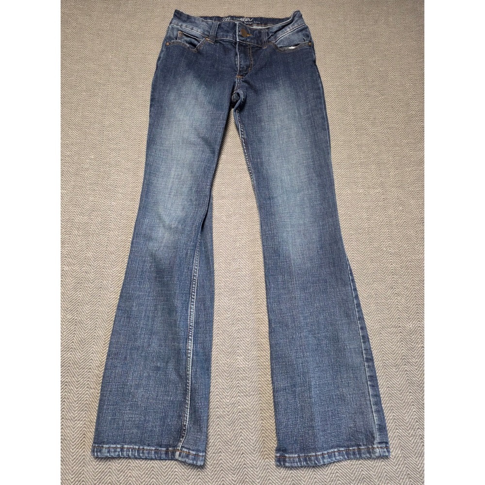 Wrangler Women Boot Cut Jeans Dark Wash Denim‎ Size 5x34